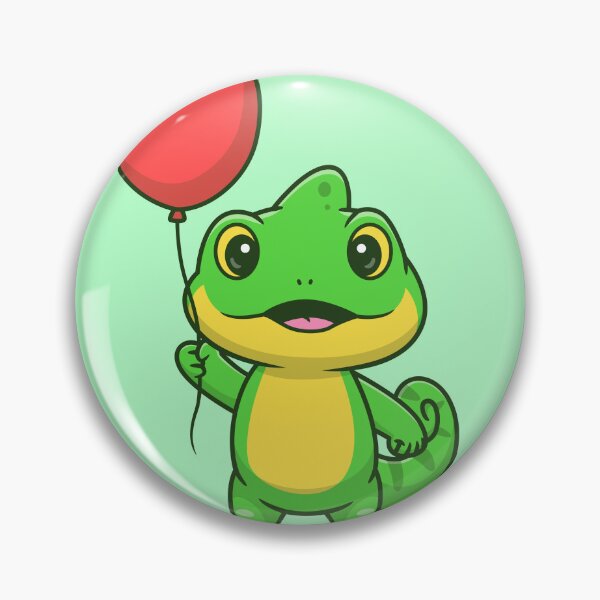 Item preview, Whimsical Chameleon Celebration: Adorable Cartoon Vector Illustration designed and sold by hjian8219.