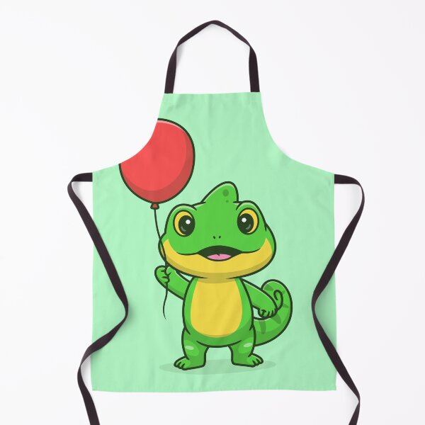 Item preview, Whimsical Chameleon Celebration: Adorable Cartoon Vector Illustration designed and sold by hjian8219.