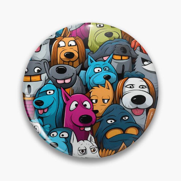 Item preview, Seamless Dogs Making New Friends designed and sold by HisoTorDesign.
