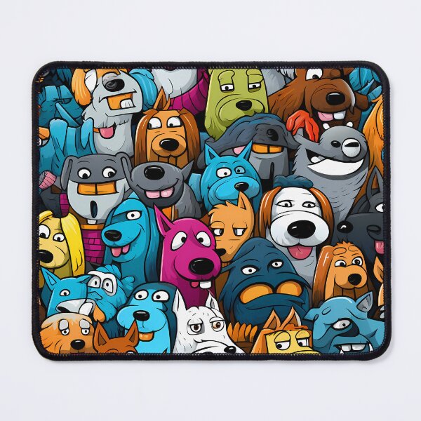 Item preview, Seamless Dogs Making New Friends designed and sold by HisoTorDesign.