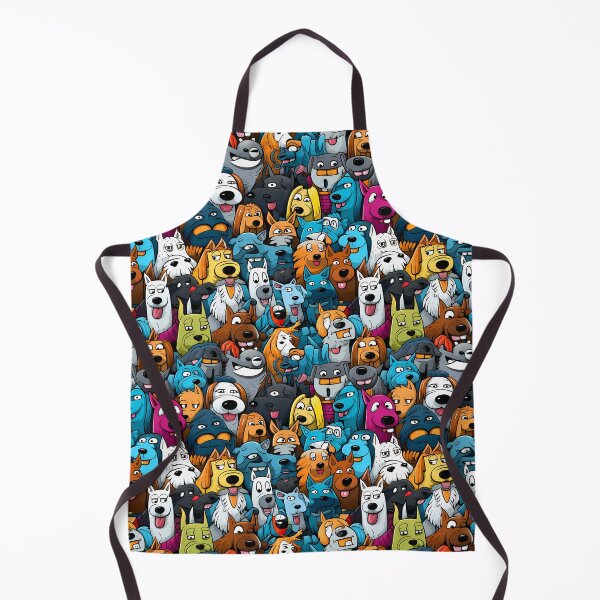 Item preview, Seamless Dogs Making New Friends designed and sold by HisoTorDesign.