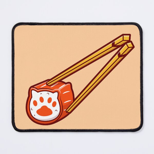 Item preview, Sushi Lover's Delight: Cute Cat with Salmon Cartoon Vector Illustration designed and sold by hjian8219.