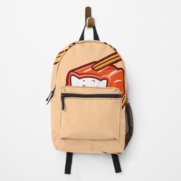 Item preview, Sushi Lover's Delight: Cute Cat with Salmon Cartoon Vector Illustration designed and sold by hjian8219.