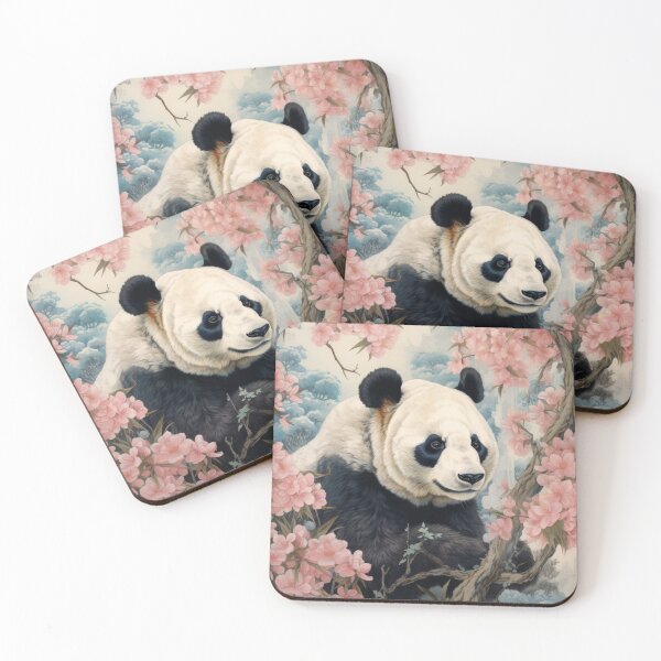 Artikelvorschau, Panda-Rosa-Blüte entworfen und verkauft von whitecat23.