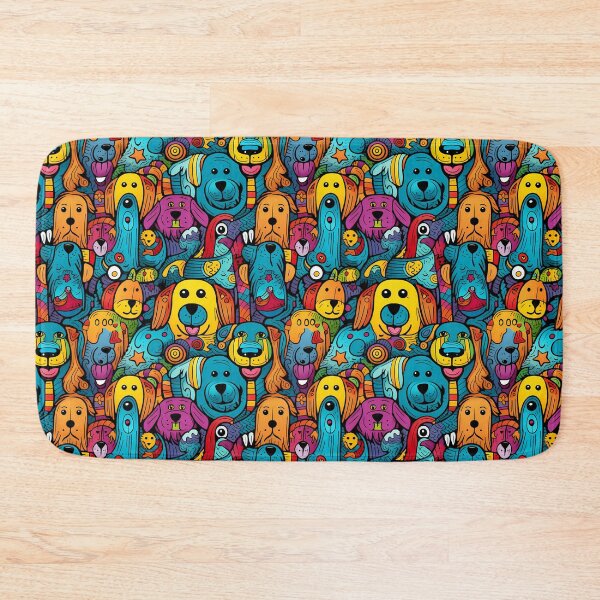 Item preview, Seamless Pattern of Dogs of Different Breeds and Sizes designed and sold by HisoTorDesign.