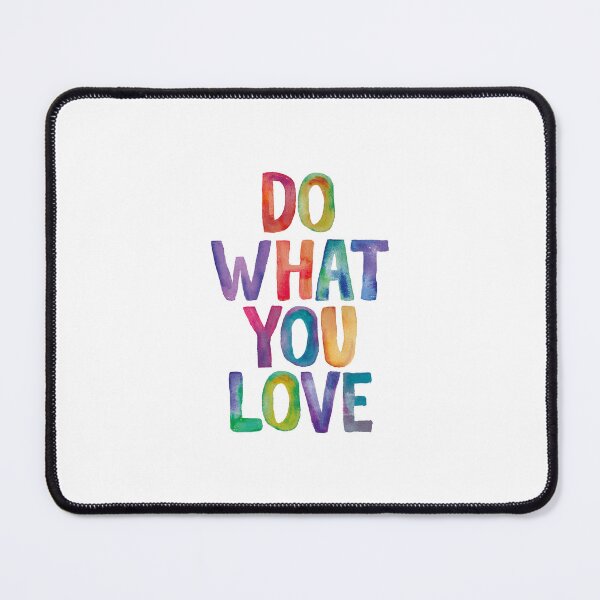 Item preview, Do What You Love in Rainbow Watercolors designed and sold by MotivatedType.