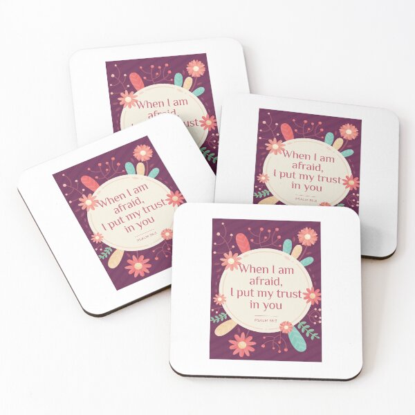 Item preview, JW 2024 Yeartext - When I am afraid, I put my trust in you (Psalm 56:3) designed and sold by LiliGalerie.