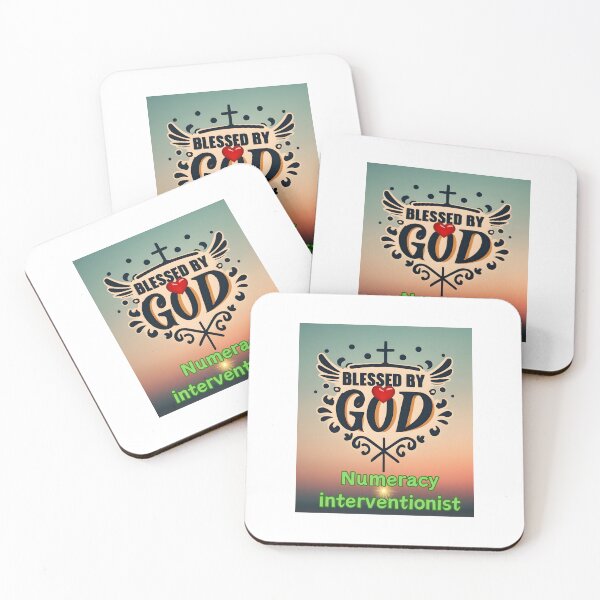 Item preview, BLESSED BY GOD NUMERACY INTERVENTIONIST designed and sold by carlos crane.
