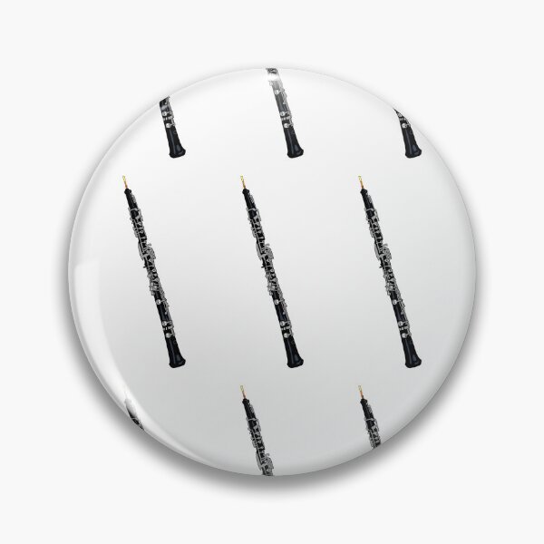 Item preview, Medium Tiled Oboe Repeating Pattern for Oboists designed and sold by ElegantTeaTime.