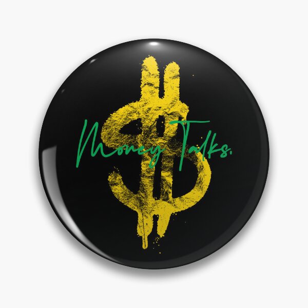 Item preview, Money Talks Typography. Golden Dollar Sign Graphic Design. designed and sold by FriskySloths.