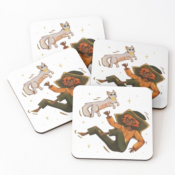 Item preview, Spiritfarer - Daffodil and Stella Playing Together  designed and sold by Adeel Mushtaq.