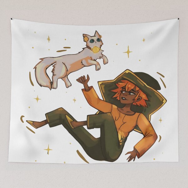 Item preview, Spiritfarer - Daffodil and Stella Playing Together  designed and sold by Adeel Mushtaq.