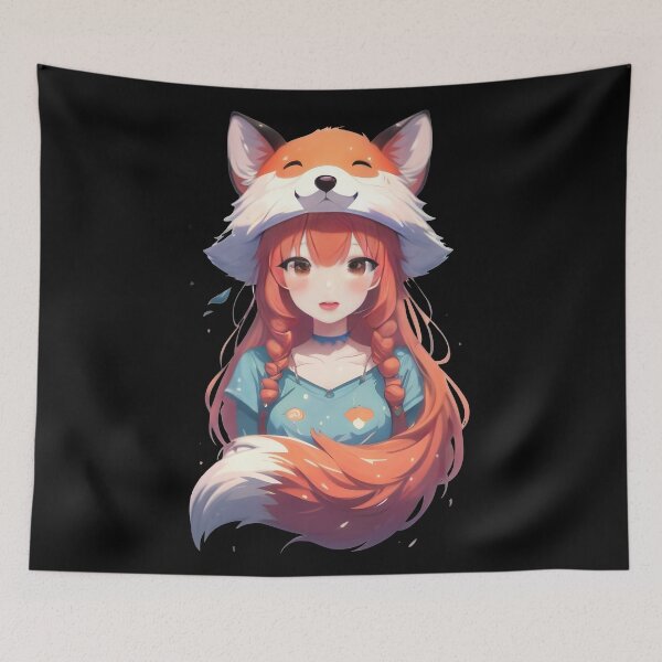 Item preview, Kawaii fox girl designed and sold by Playful-Monster.