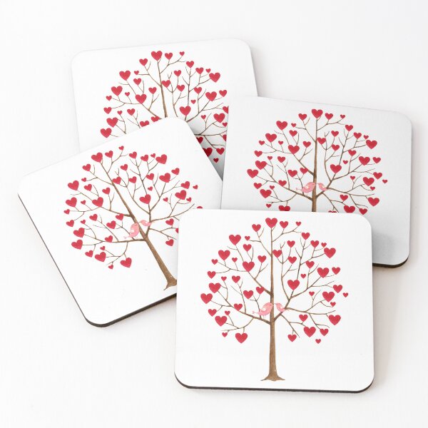 Item preview, Tree Made of Red Hearts designed and sold by LionessLove.