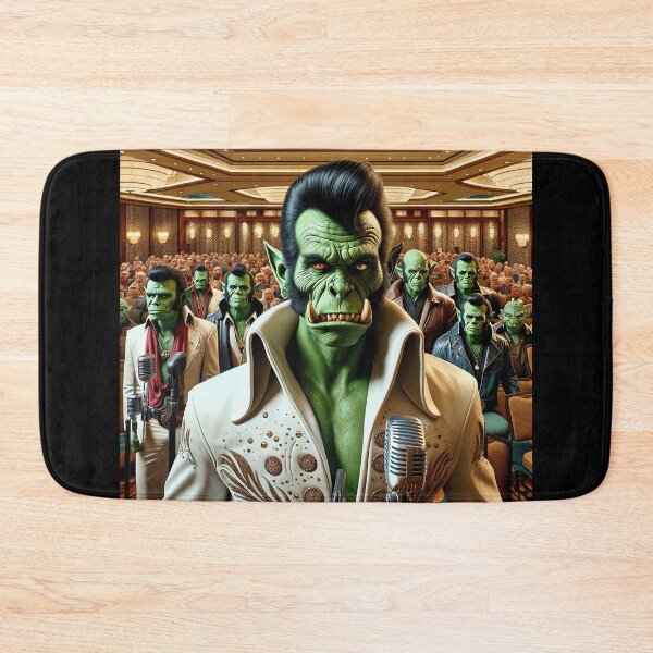 Aperçu de l'œuvre Convention des imitateurs d'Orc Elvis créée et vendue par Matthew Kinnersly.