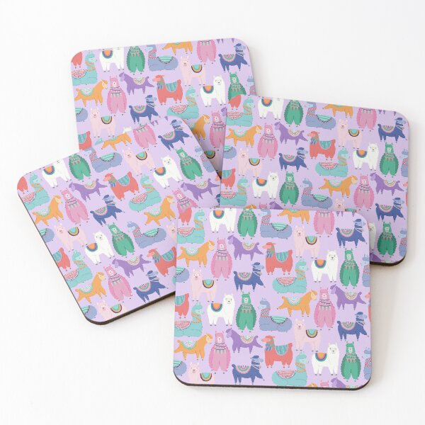 Item preview, Dramatic Llamas of the rainbow designed and sold by DollyandFred.
