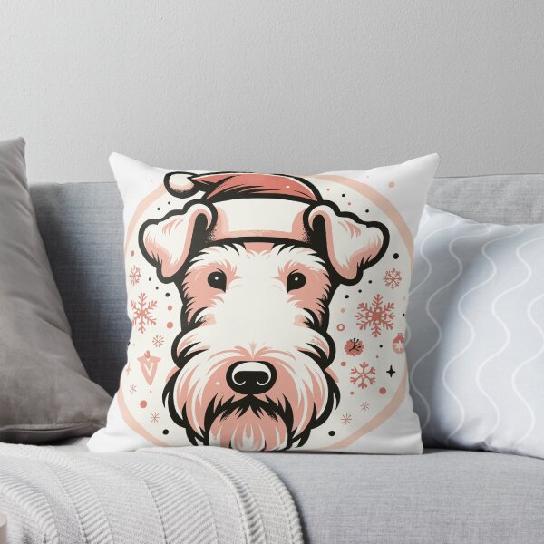 Item preview, Airedale Christmas Sticker designed and sold by bihtti.