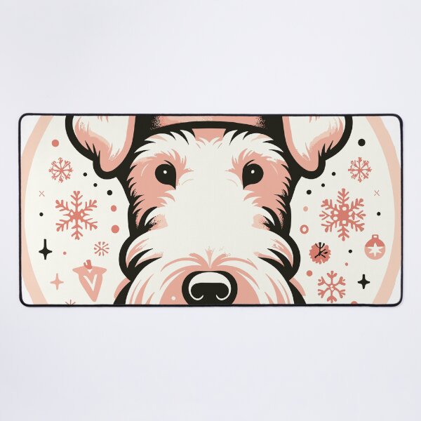 Item preview, Airedale Christmas Sticker designed and sold by bihtti.