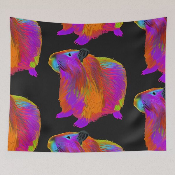 Item preview, Big Colorful Capybara designed and sold by Chubuter.