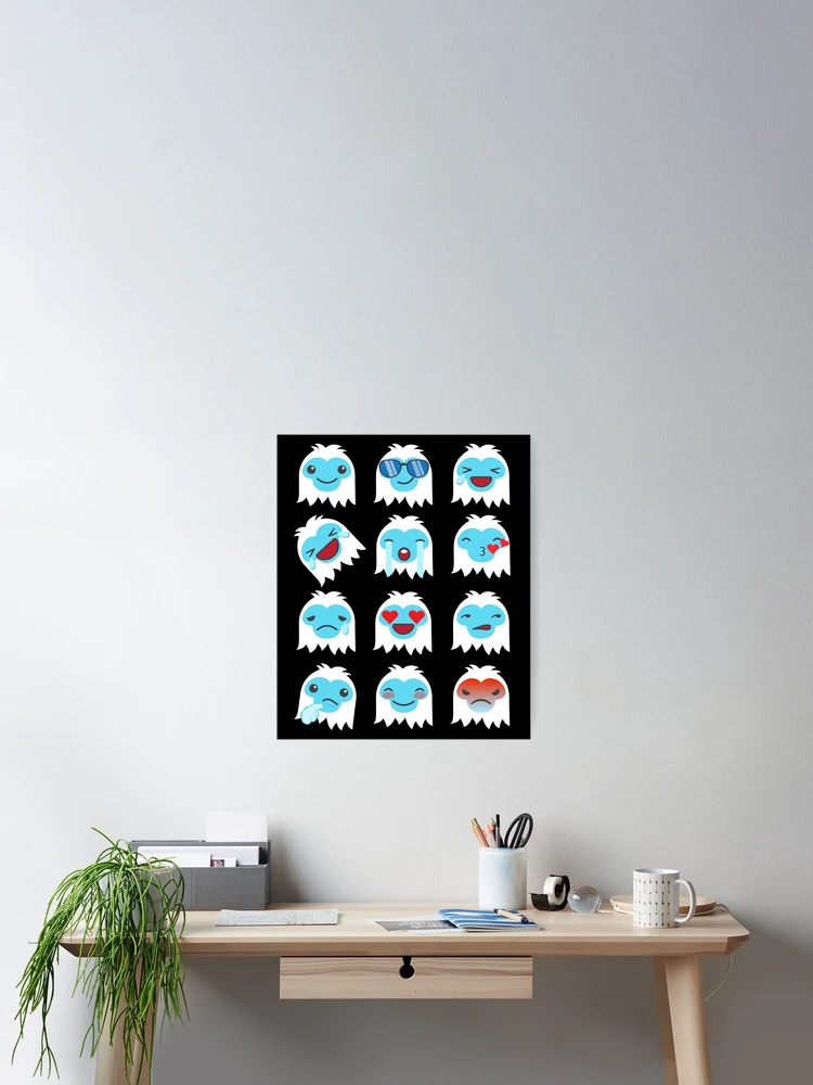 Imagen 2 de 3, Póster con la obra Abominable Snowman Emoticons Funny Christmas Emoticon Gear, diseñada y vendida por DynamicDesign.