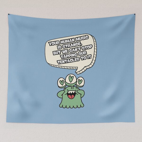 Item preview, Alien Groove: Tapping Tentacles to Human Beats designed and sold by GiveMeMood.