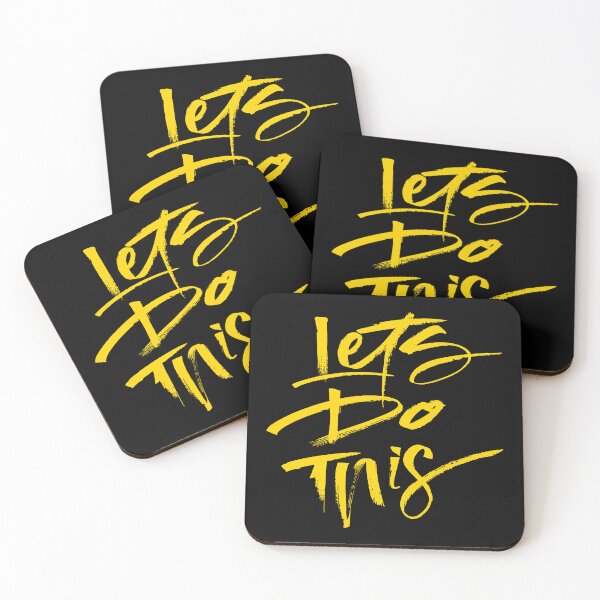 Item preview, Lets Do This Quote Typography Graffiti designed and sold by FriskySloths.