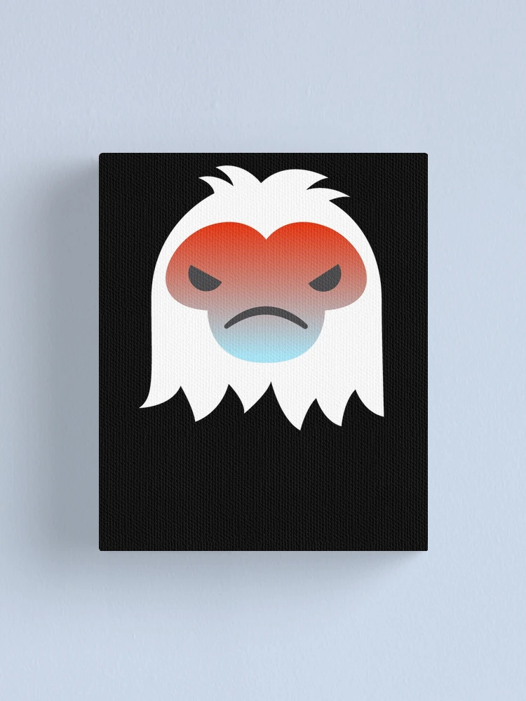 Imagen 1 de 3, Lienzo con la obra Angry Abominable Snowman Emoticon Gear, diseñada y vendida por DynamicDesign.