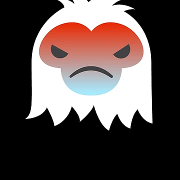 Imagen de la obra Angry Abominable Snowman Emoticon Gear de DynamicDesign