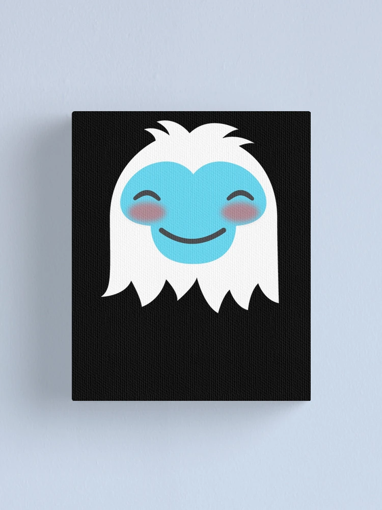 Imagen 1 de 3, Lienzo con la obra Blushing Abominable Snowman Emoticon Gear, diseñada y vendida por DynamicDesign.