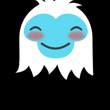 Imagen de la obra Blushing Abominable Snowman Emoticon Gear de DynamicDesign