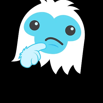 Imagen de la obra Thinking Abominable Snowman Emoticon Gear de DynamicDesign