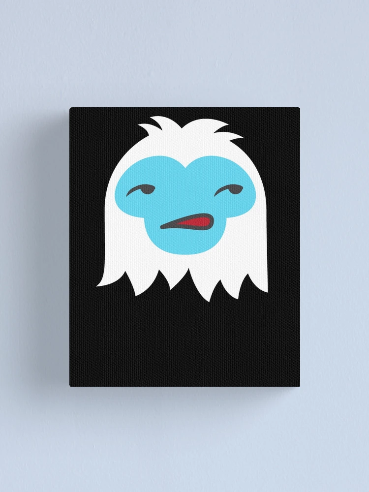 Imagen 1 de 3, Lienzo con la obra Unamused Abominable Snowman Emoticon Gear, diseñada y vendida por DynamicDesign.
