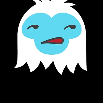 Imagen de la obra Unamused Abominable Snowman Emoticon Gear de DynamicDesign