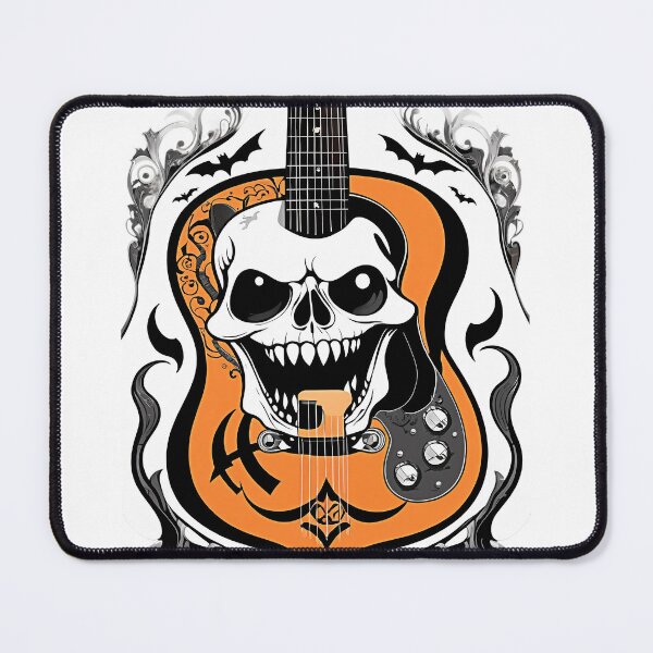 Item preview, Rock and Roll Skull Guitar designed and sold by Pixel Dome.