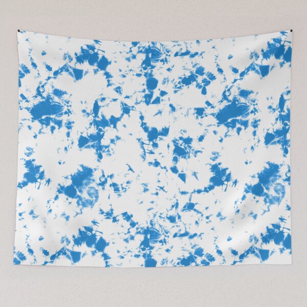 Item preview, Bluebell and white Storm - Tie-Dye Shibori Texture designed and sold by marufemia.
