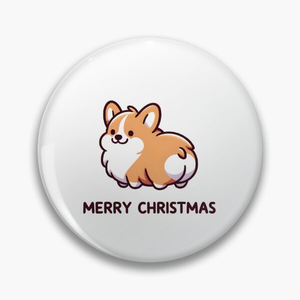 Artikelvorschau, Der freche Gruß des Corgi Claus entworfen und verkauft von EpicPaws.