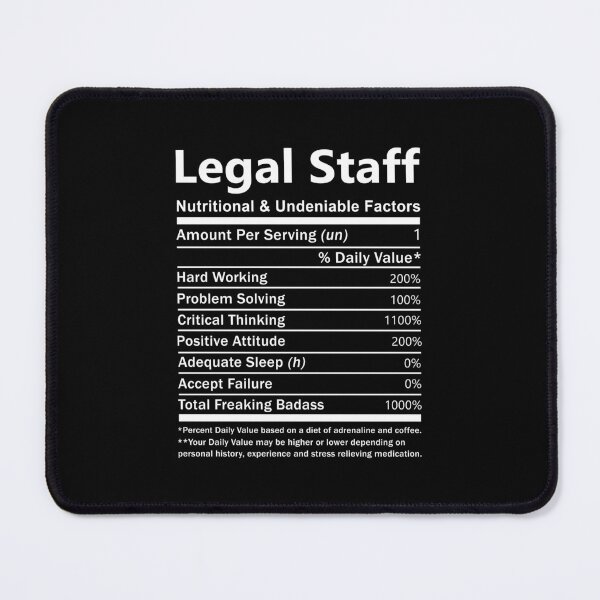 Item preview, Legal Staff - Nutritional And Undeniable Factors designed and sold by alphatinost.
