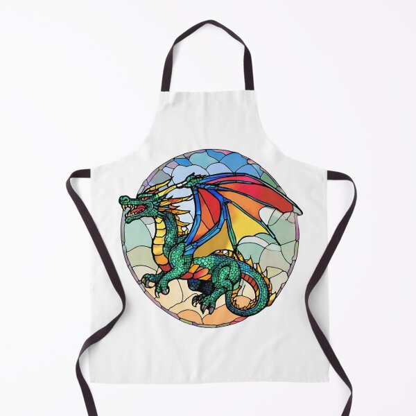 Item preview,  colorful stained glass with animals, dragon 5 designed and sold by GroonSpace.