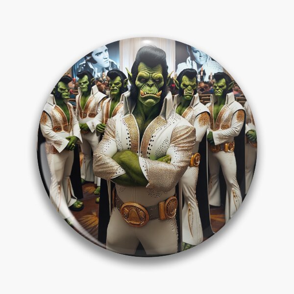 Artikelvorschau, Orc Elvis Imitator Convention 2 entworfen und verkauft von Matthew Kinnersly.