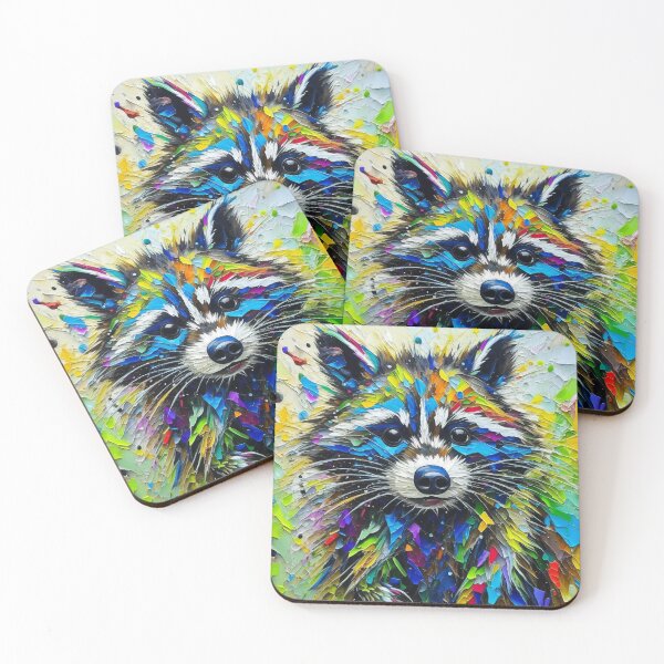 Item preview, Luminous Larceny Raccoon's Glow-in-the-Dark Stealth designed and sold by Daniel Dudgeon.