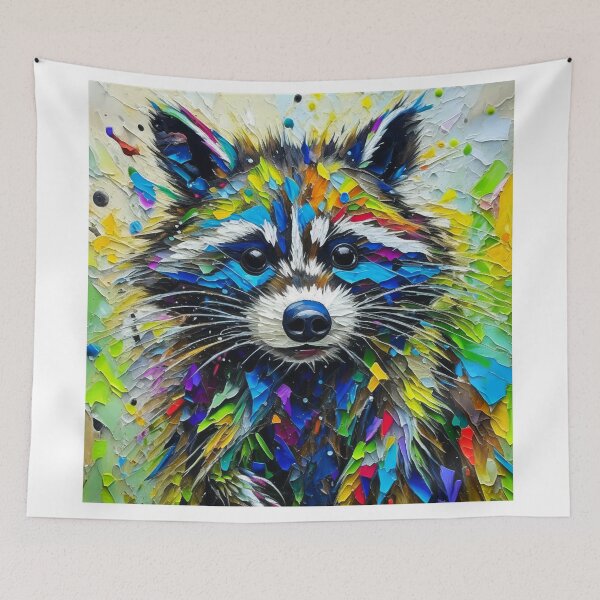 Item preview, Luminous Larceny Raccoon's Glow-in-the-Dark Stealth designed and sold by Daniel Dudgeon.