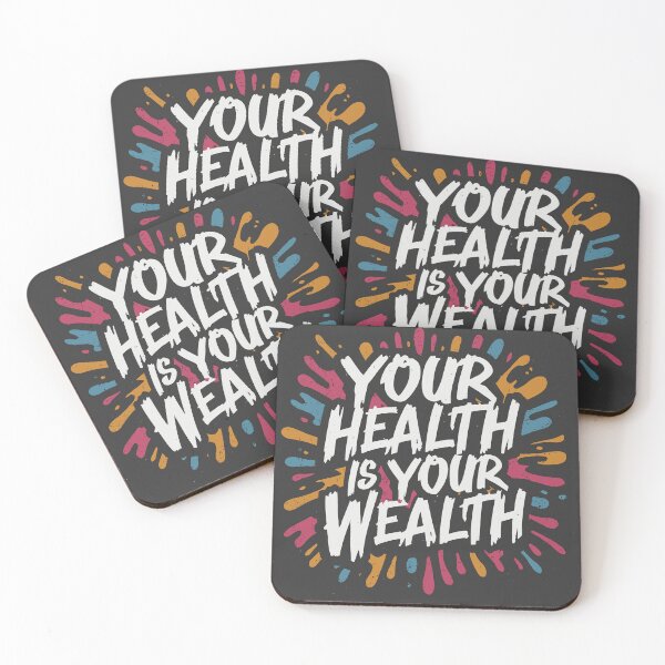 Item preview, Your health is your wealth designed and sold by Scorpion Creative.