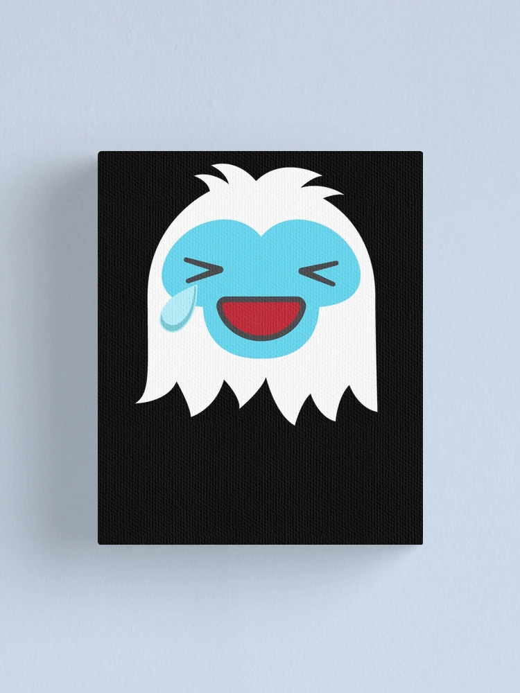 Imagen 1 de 3, Lienzo con la obra Cry Laughing Abominable Snowman Emoticon Gear, diseñada y vendida por DynamicDesign.