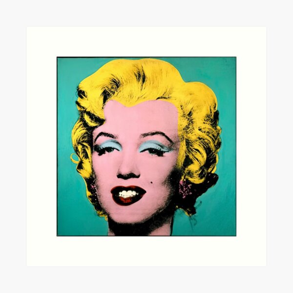 Item preview, andy warhol pop art, andy warhol vintage,  andy warhol artist designed and sold by marti-oryo.