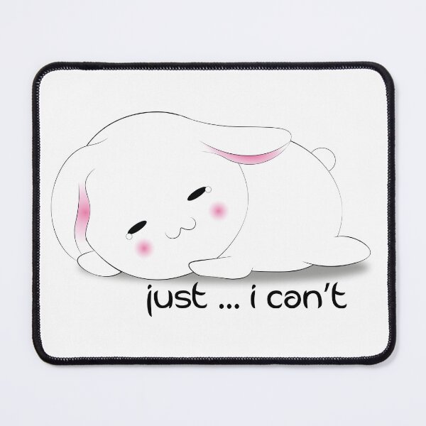 Item preview, Just... I can't - rabbit sleeping designed and sold by Naito Art.