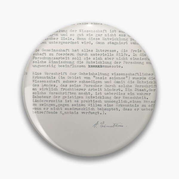 Item preview, Typed statement signed A. Einstein setting out an ethical code for scientists designed and sold by stblecntainment.