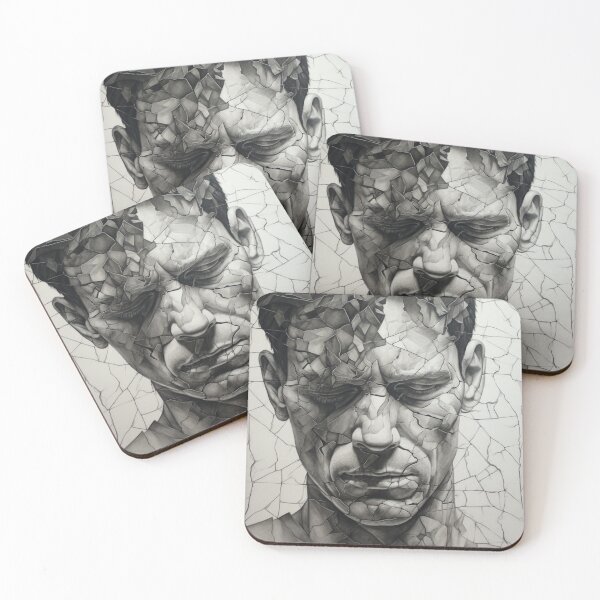 Item preview, A Broken Man Black and White designed and sold by whitecat23.