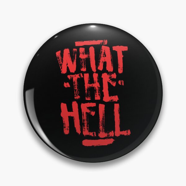Item preview, What The Hell Typography Graffiti Graphic Design designed and sold by FriskySloths.