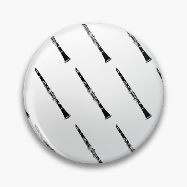 Item preview, Medium Tiled Clarinet Repeating Pattern for Clarinetists designed and sold by ElegantTeaTime.