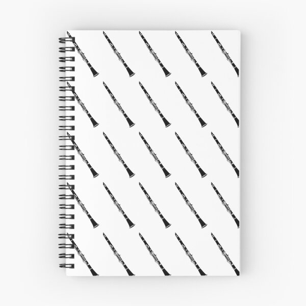 Item preview, Medium Tiled Clarinet Repeating Pattern for Clarinetists designed and sold by ElegantTeaTime.